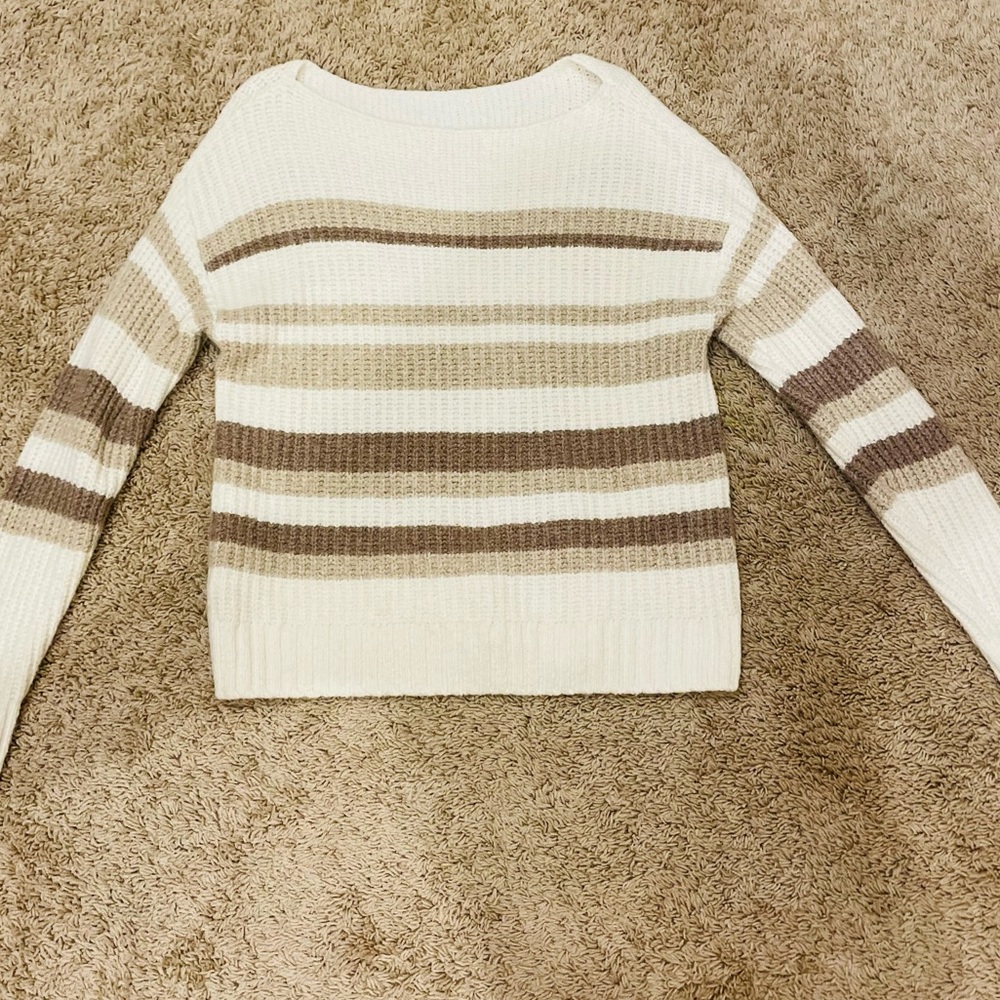 Coffee Stripe Sweater